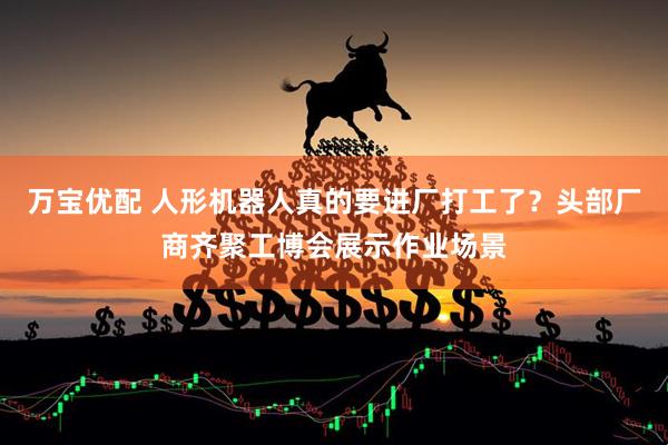 万宝优配 人形机器人真的要进厂打工了？头部厂商齐聚工博会展示作业场景