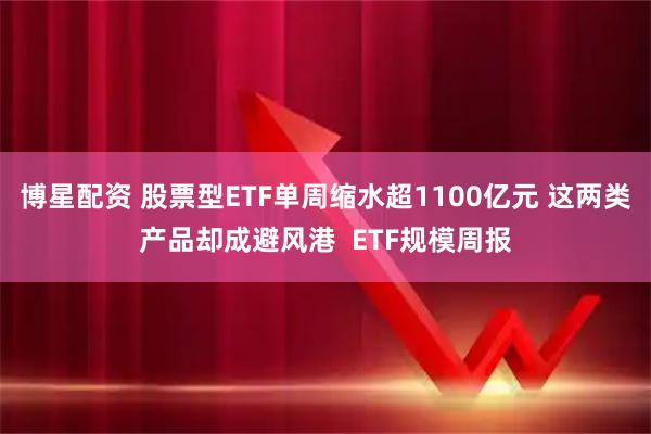博星配资 股票型ETF单周缩水超1100亿元 这两类产品却成避风港  ETF规模周报